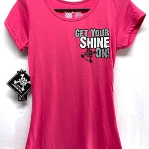 Moonshine Camo Muddy Girl Shine On Pink t shirt SM